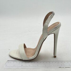 Womens Sexy Super High Heel Slingback Sandals Open Round Toe Slip On Stilettos S